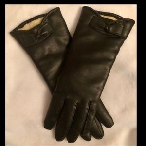 Black Bow Gloves